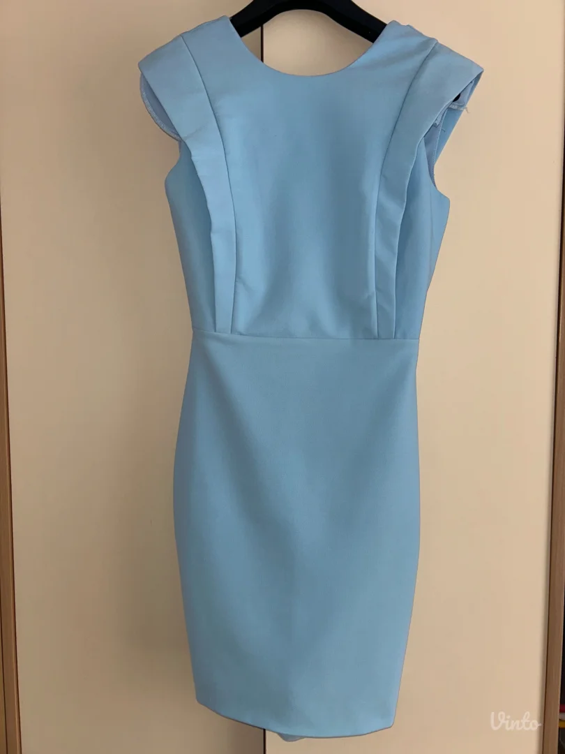 Plava kratka haljina