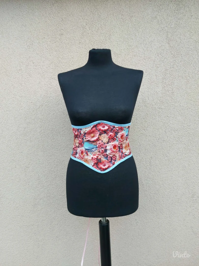 Lot dva cvetna korseta - overbust i underbust