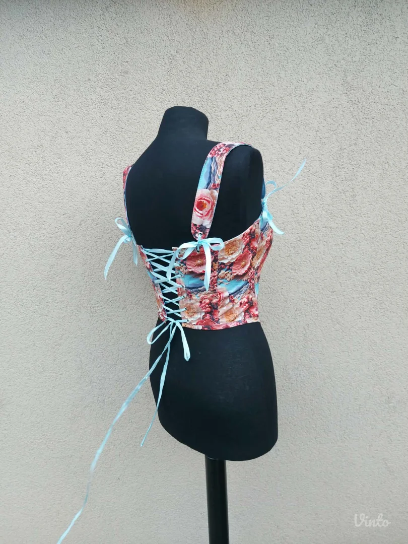 Lot dva cvetna korseta - overbust i underbust