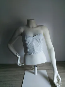 Korset top u šampanj boji