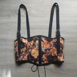 Cvetni podgrudni korset