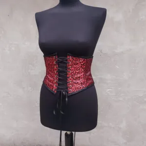 Crveno crni podgrudni korset