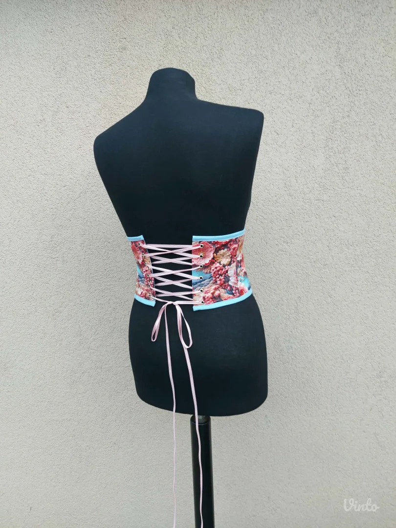 Lot dva cvetna korseta - overbust i underbust