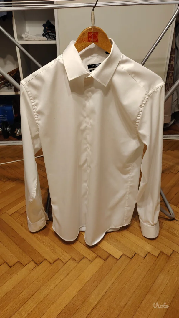 Galileo Premium Non-Iron Košulja- Bela Slim Fit- Vel. M (40/41)