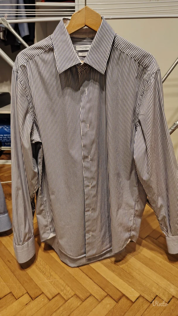 Gutteridge Stretch Košulja- Plavo-bela na pruge- Vel. 41 (L)