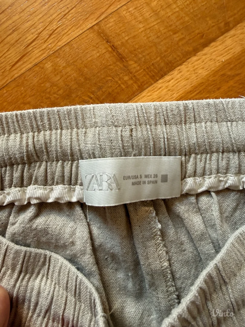 Zara ženske lanene pantalone S