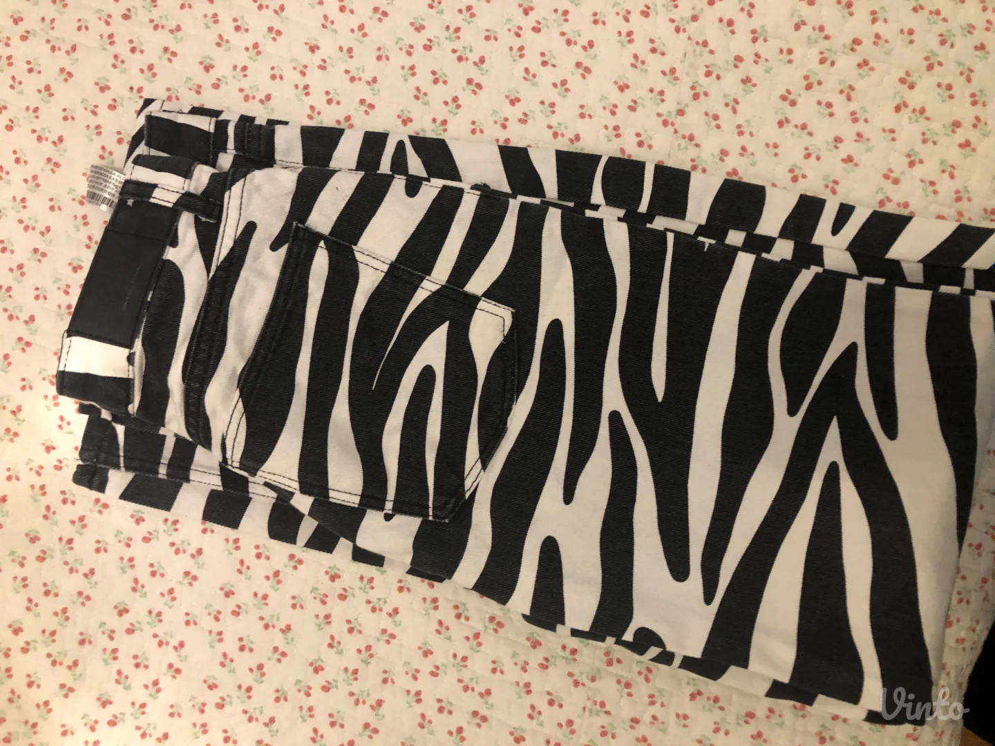 Bershka zebraste farmerice