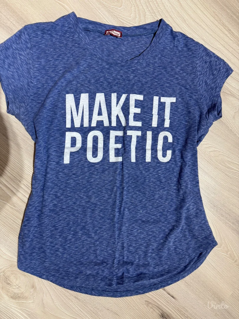 Plava majica kratkih rukava