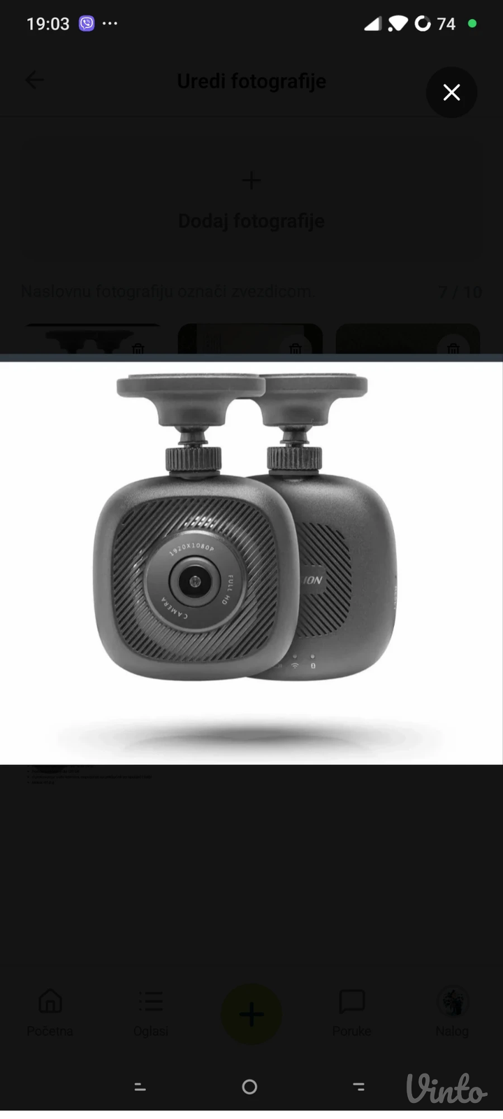 Hikvision B1 dashcam auto kamera novo