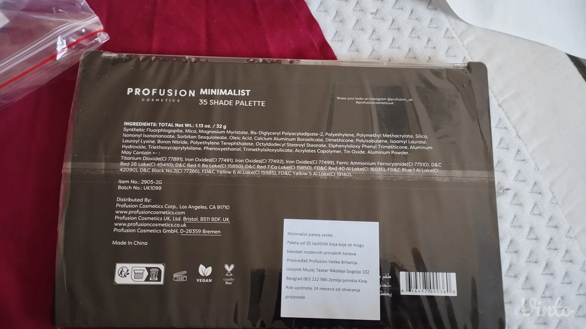 Profusion cosmetics novo 35senki