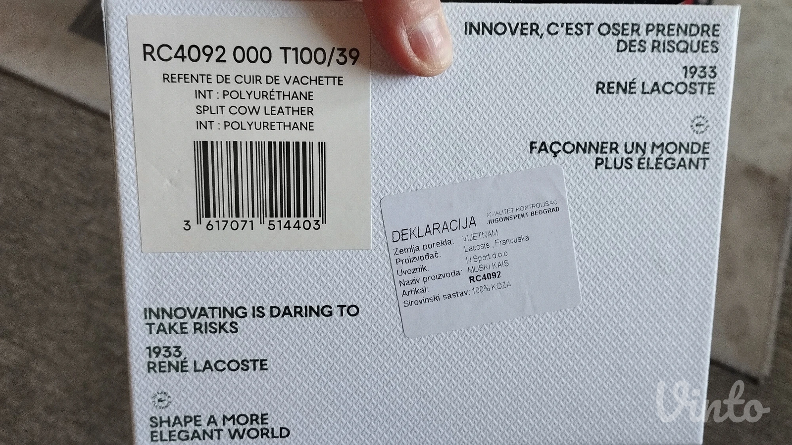 Lacoste novcanik za kartice novo