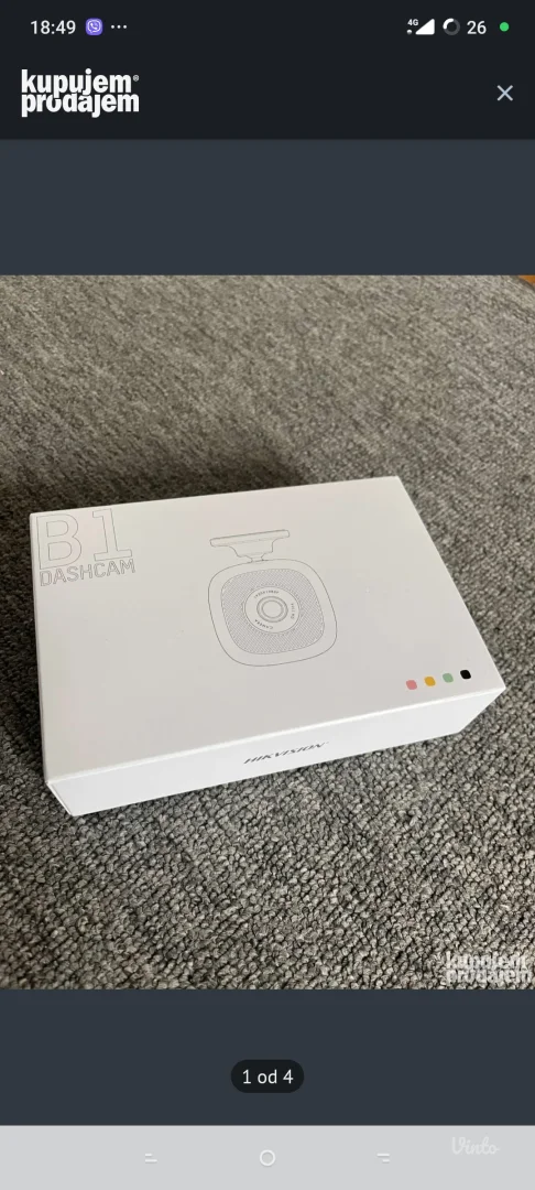 Hikvision B1 dashcam auto kamera novo