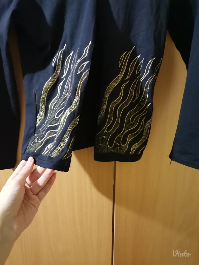 Crni blejzer / kardigan XS/S (poklon uz kupovinu)