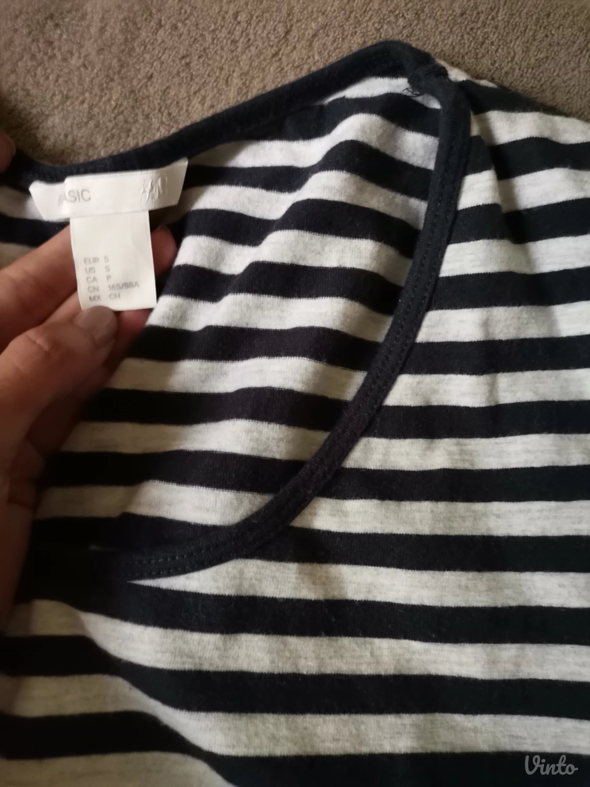 H&M haljina na pruge XS-S