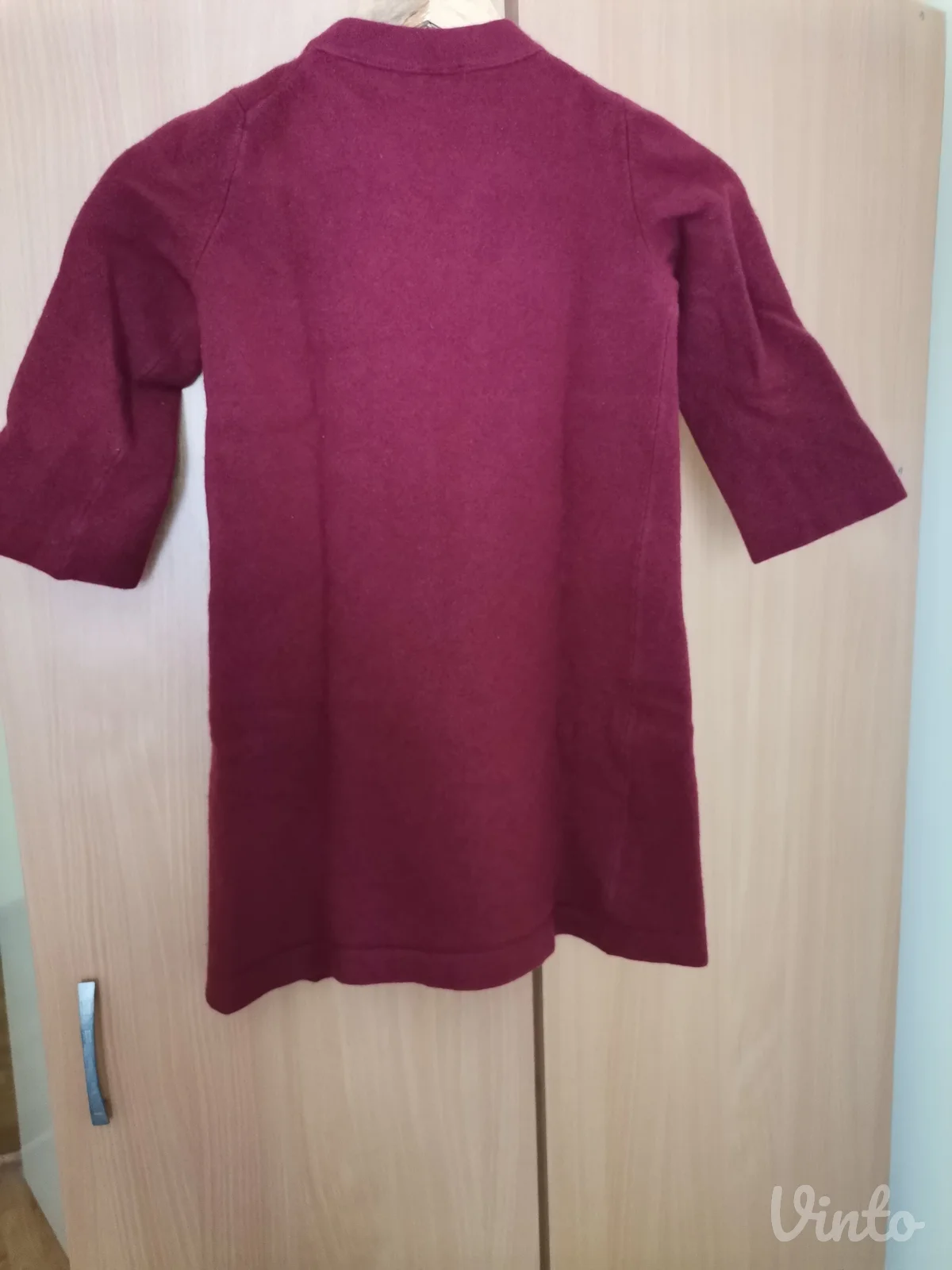 Benetton bordo džemper vel. XXS-XS od 100% vune