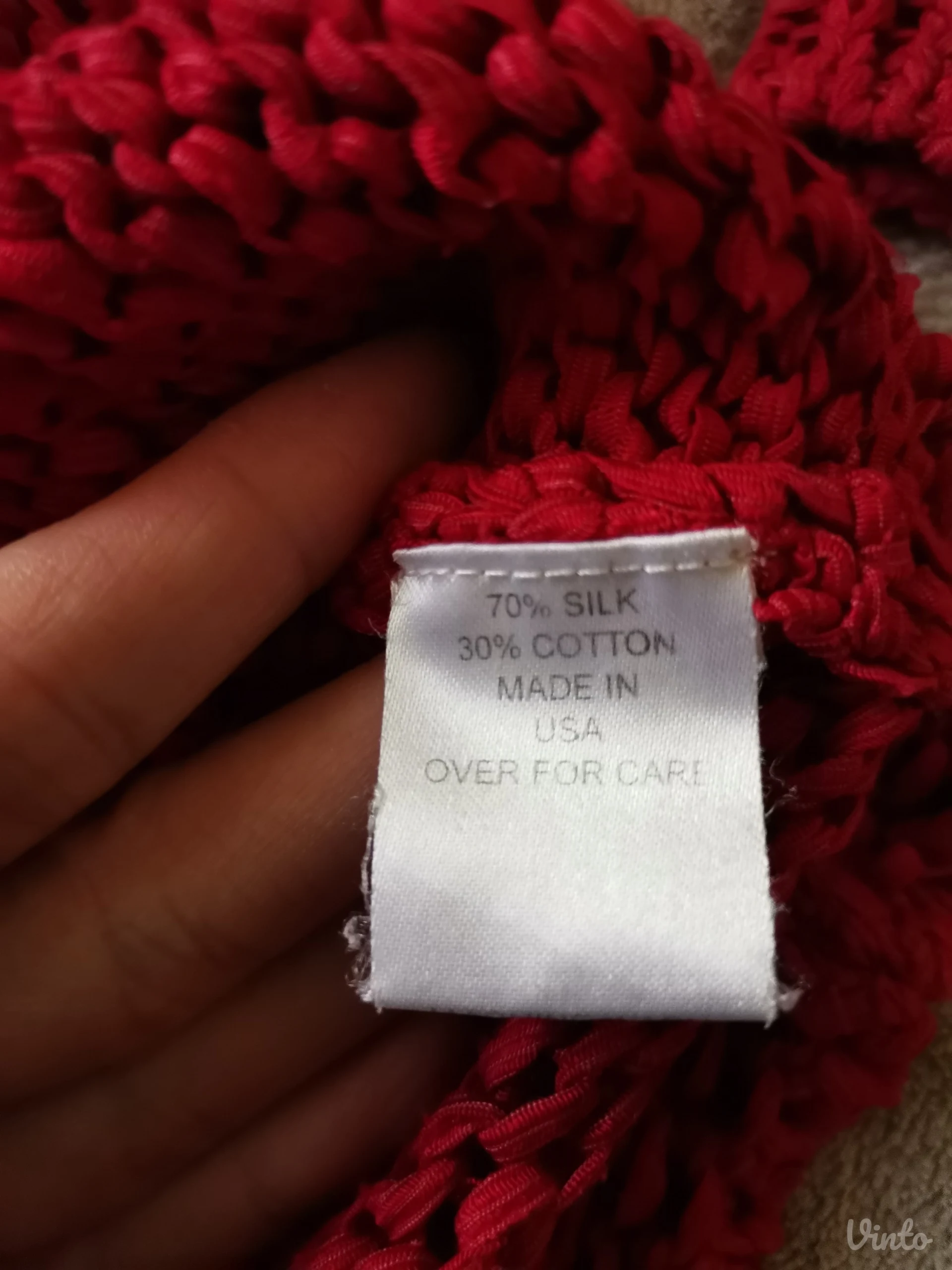 Abercrombie & Fitch džemper od svile i pamuka