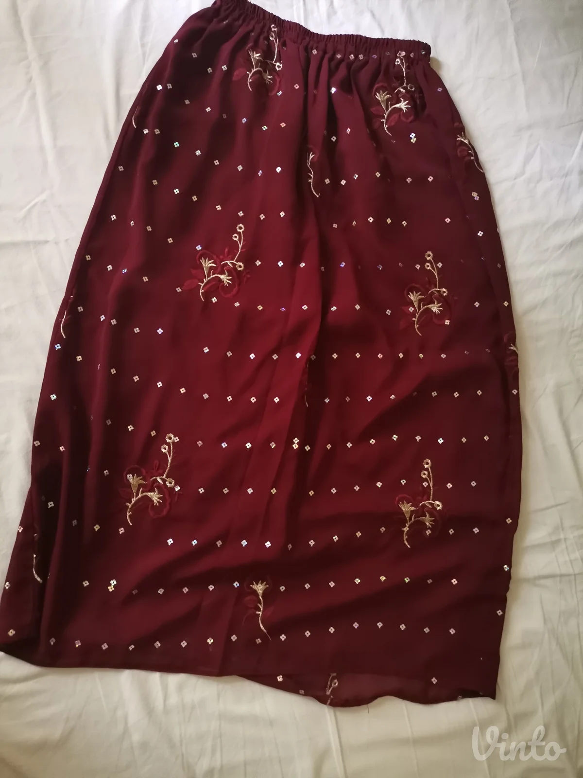 Duga bordo suknja XS-S
