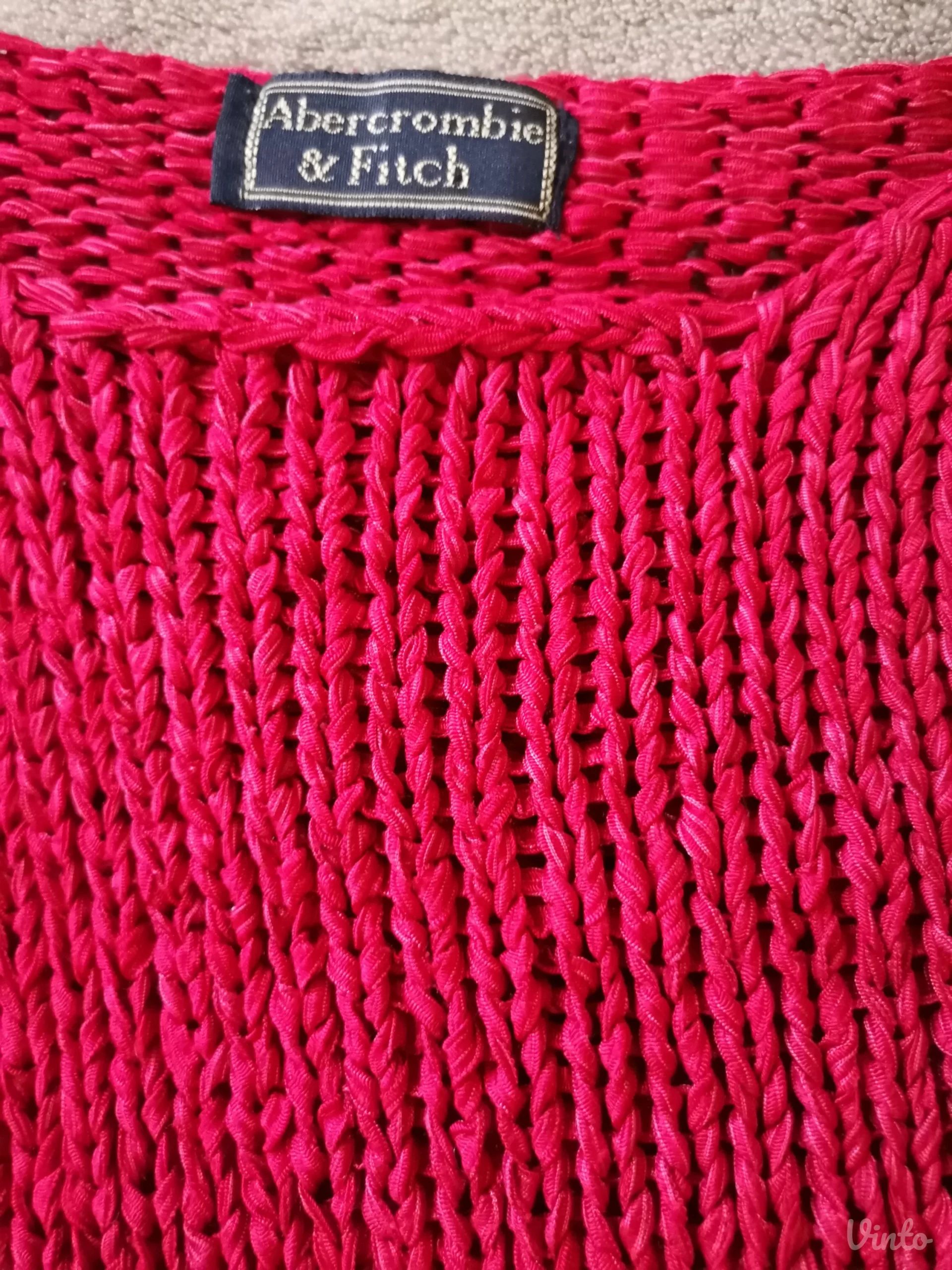 Abercrombie & Fitch džemper od svile i pamuka
