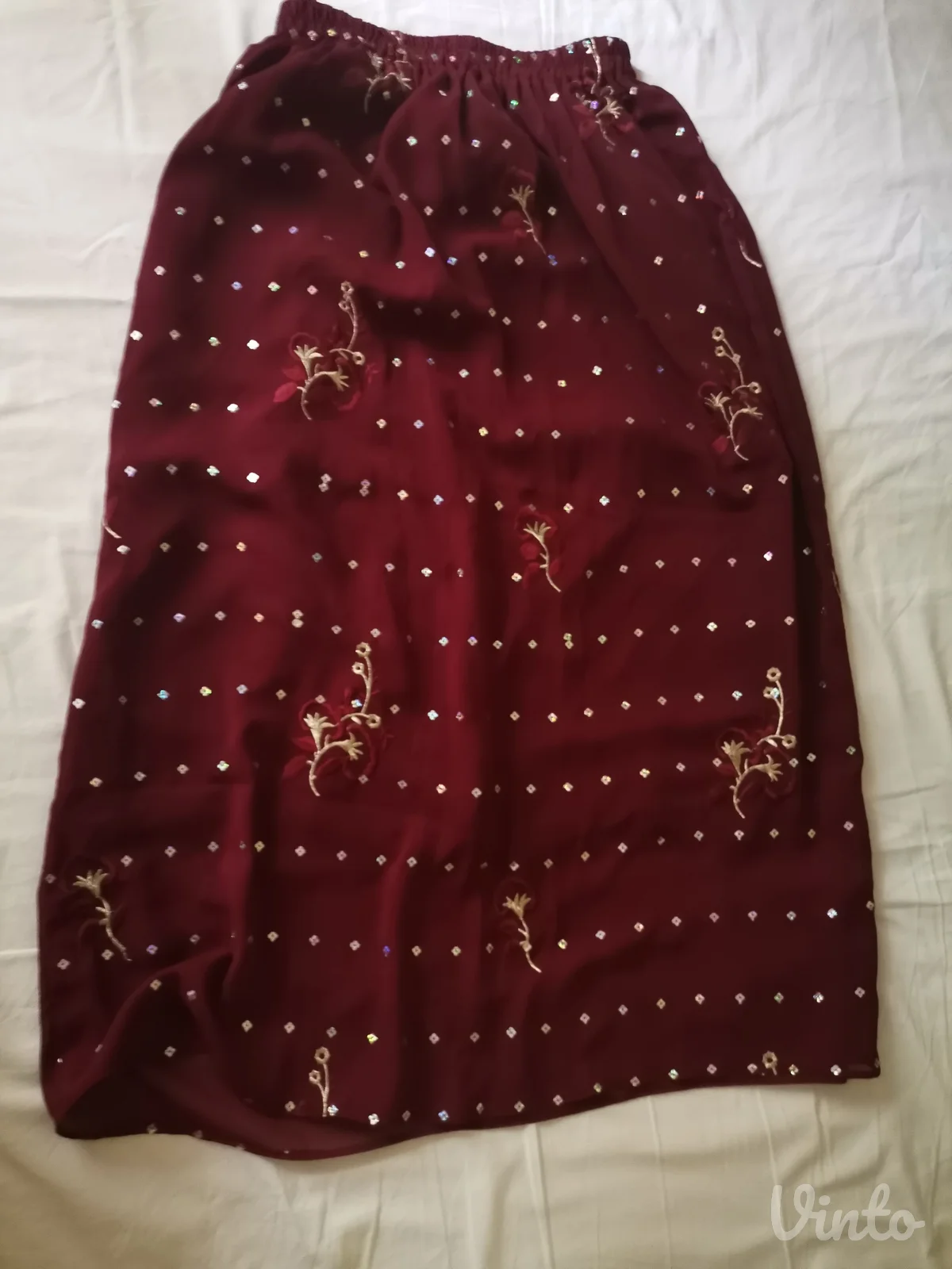Duga bordo suknja XS-S