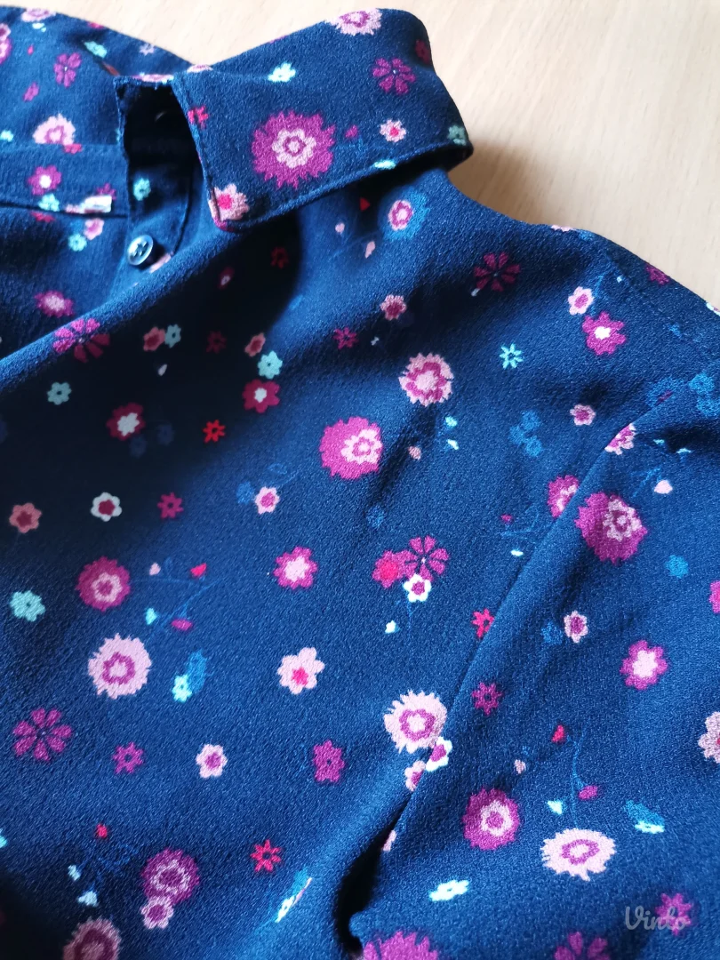 Cvetna košulja-haljina ili tunika XS