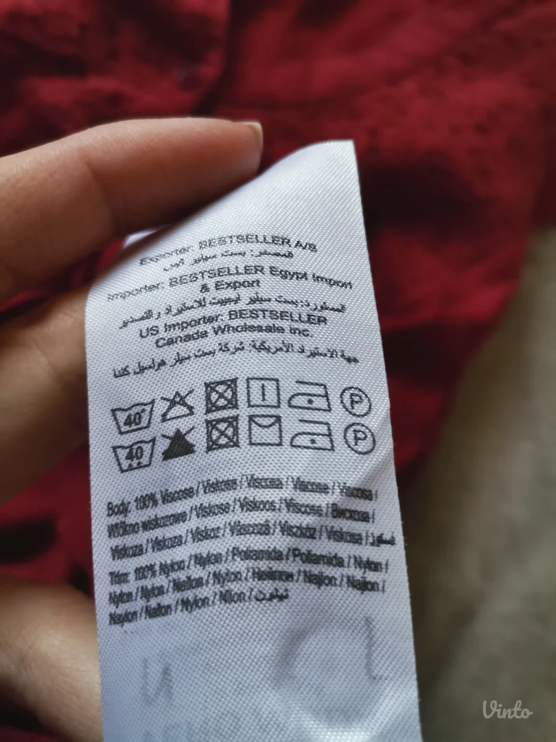 Vero moda bordo bluza XS/S