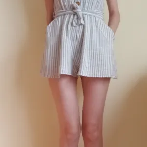 Zara kombinezon od pamuka i lana XS-S