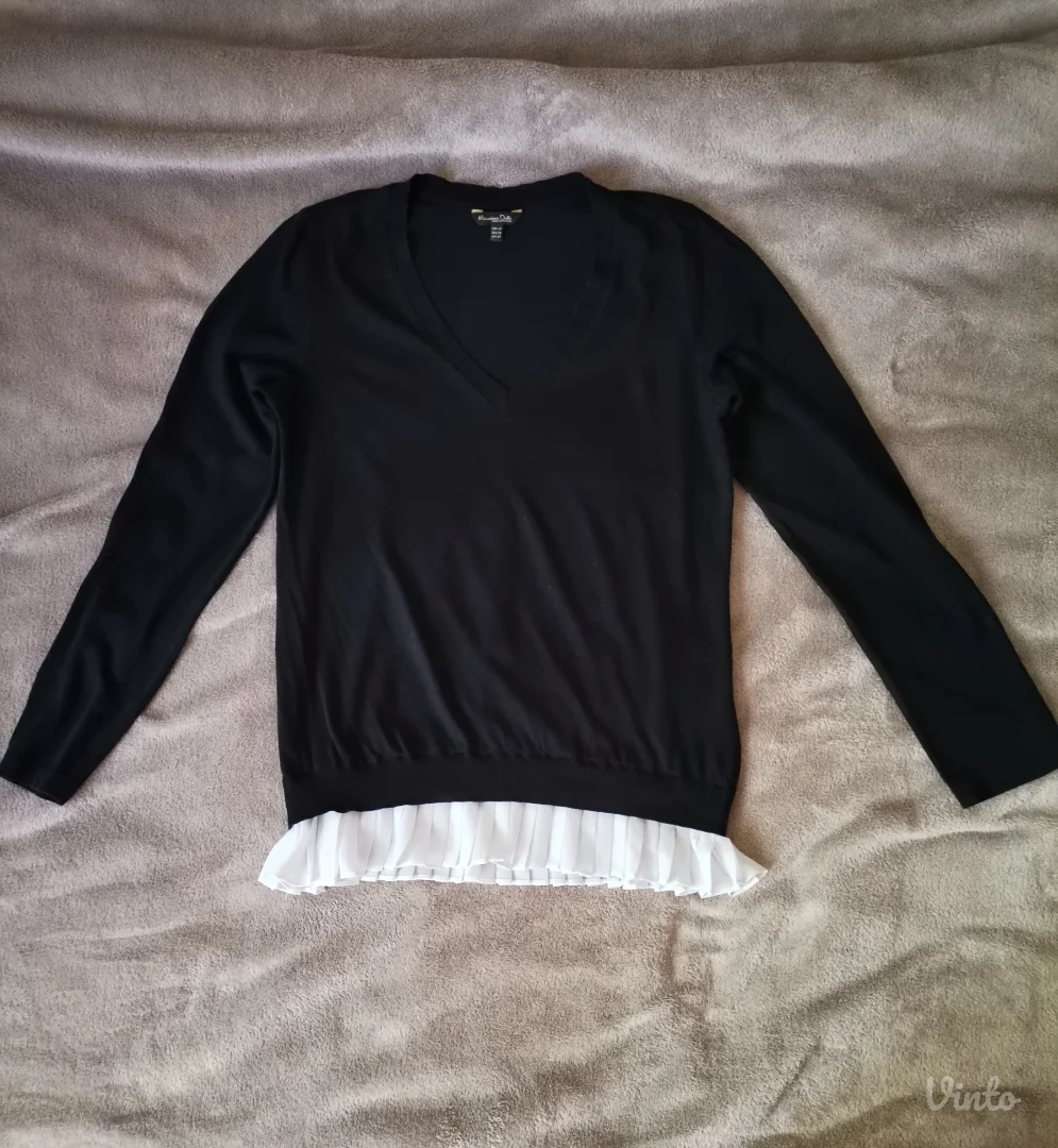 Massimo Dutti bluza od liocela i pamuka XS/S