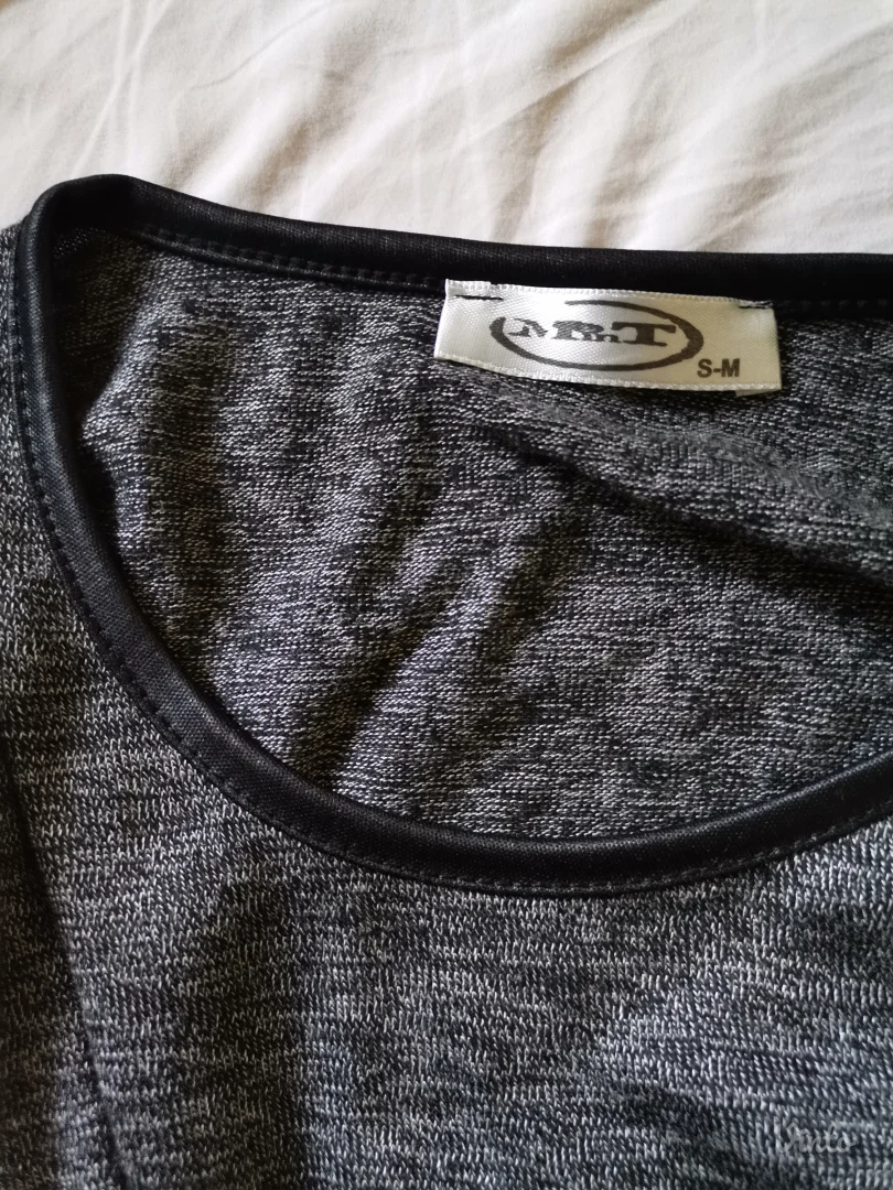 Siva melirana bluza S-M