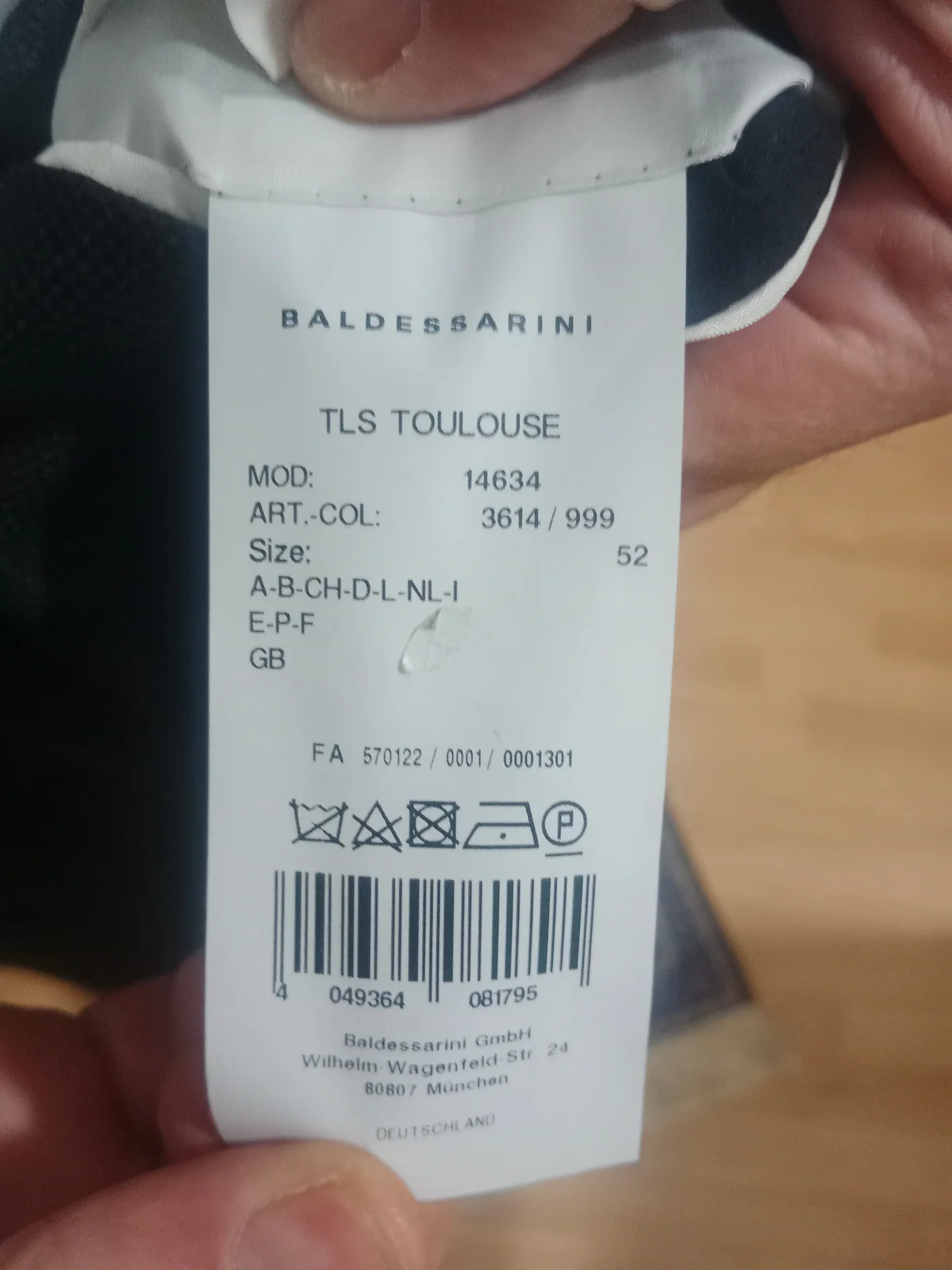 BALDESSARINI (Hugo Boss) Luksuzni Muški Sako 100% Čista VUNA