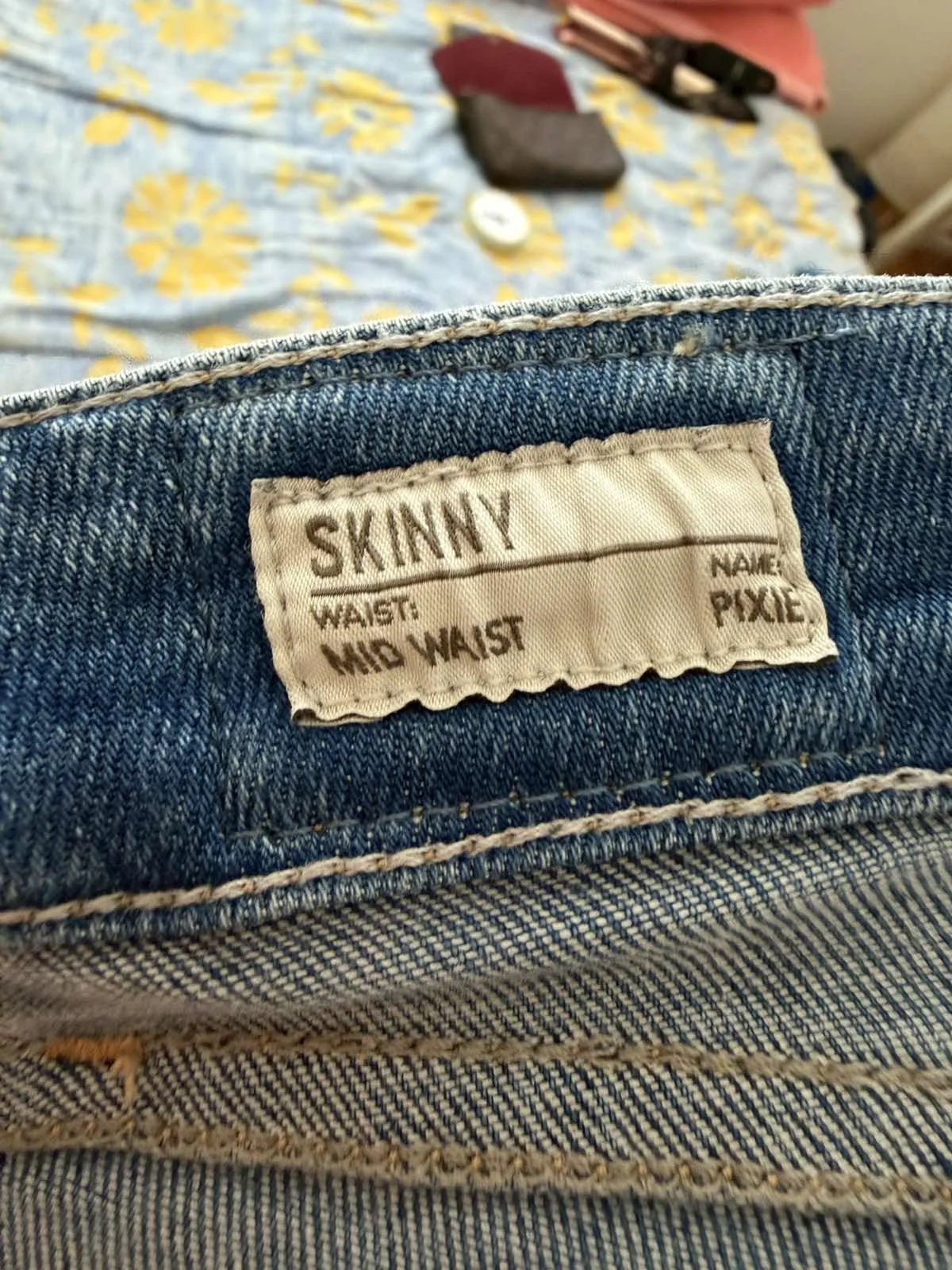 PEPE JEANS Pixie Original Zenske Farmerke Skinny Mid Waist