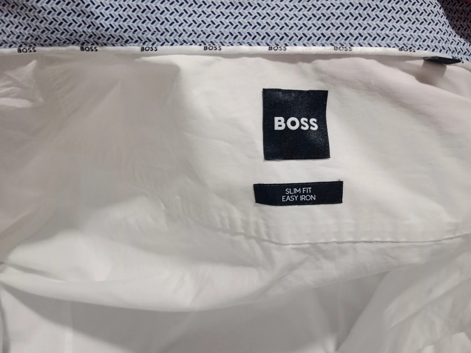ORIGINAL HUGO BOSS Slim Fit bela košulja - EXTRA