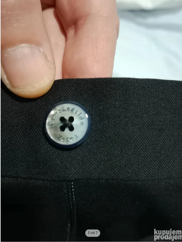 ERMENEGILDO ZEGNA 100% Vuna Luksuz (58) kao NOVE!