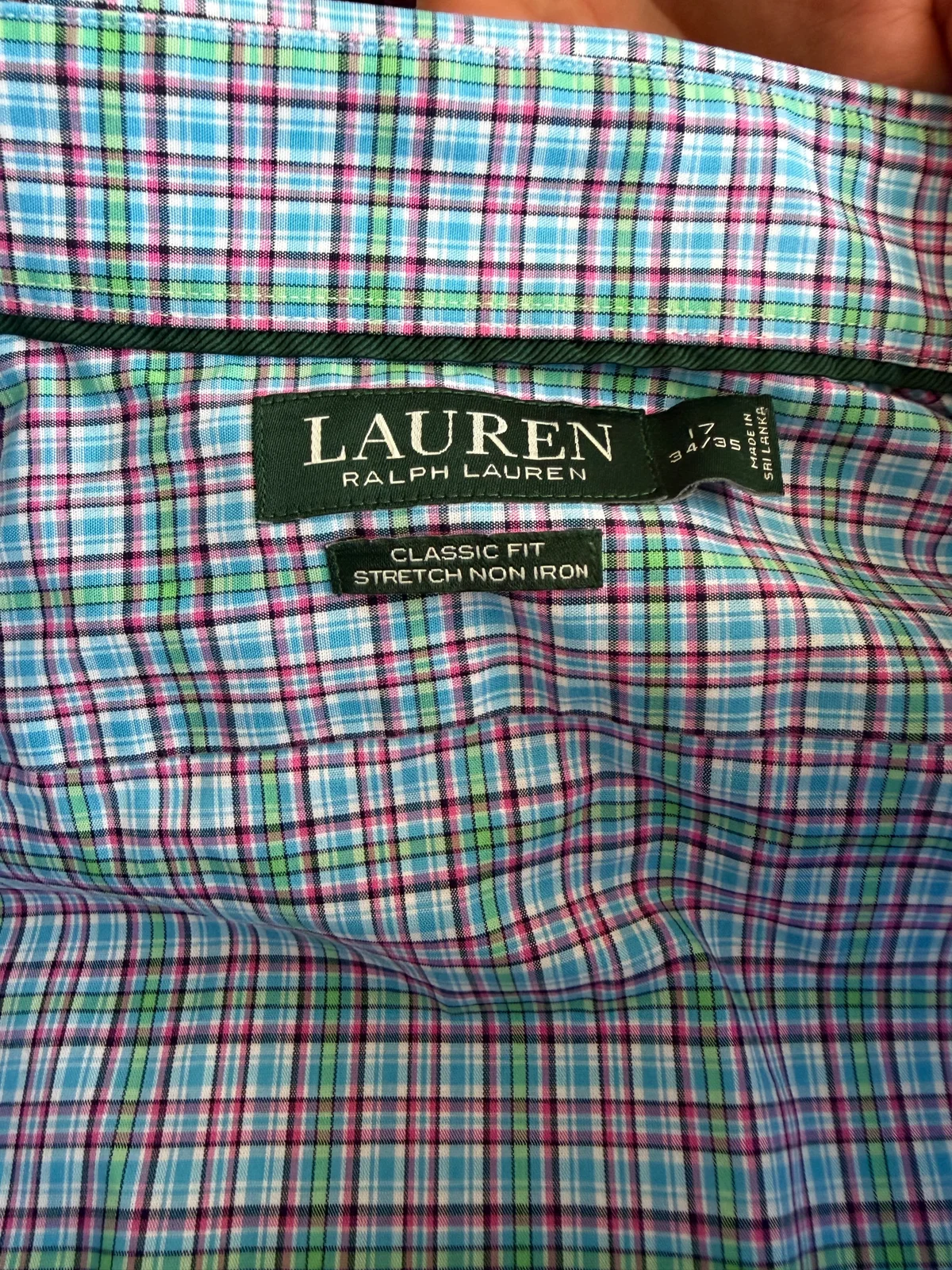 LAUREN Ralph Lauren Karirana Muška Košulja ORIGINAL