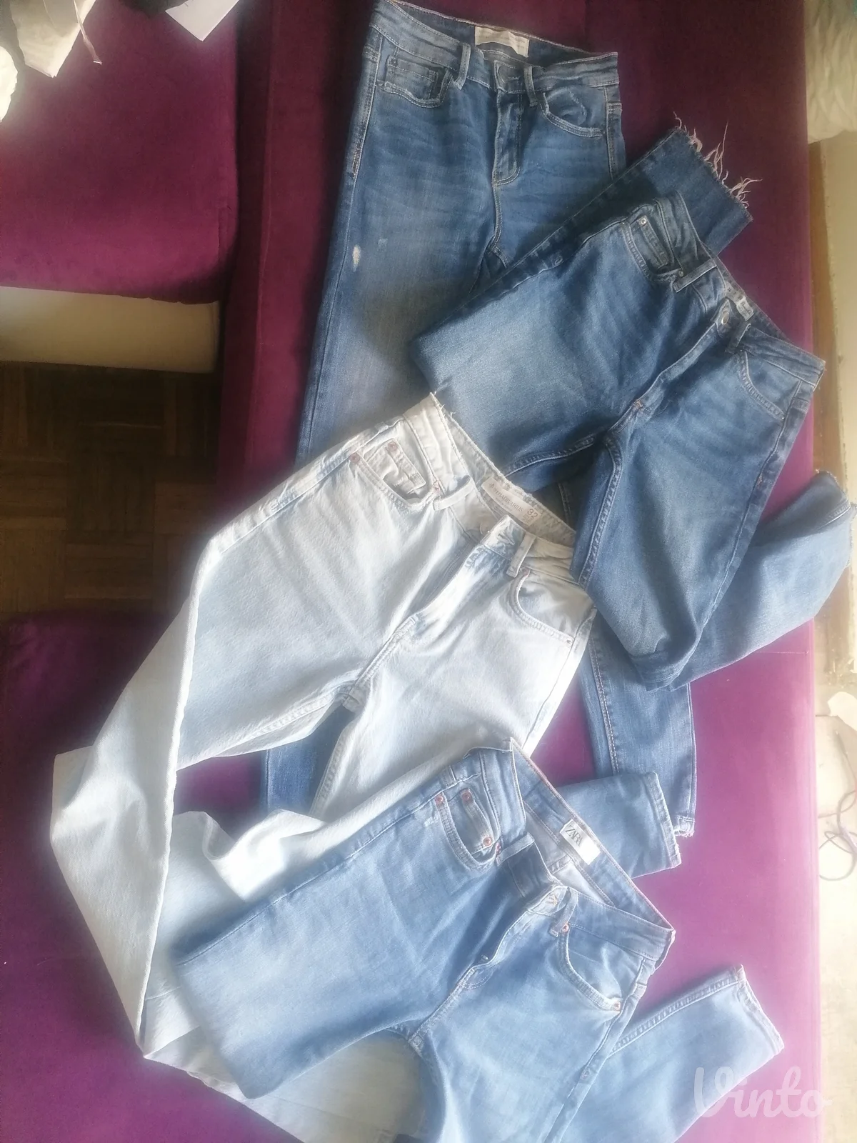 farmerke xxs stradivarius zara denim,