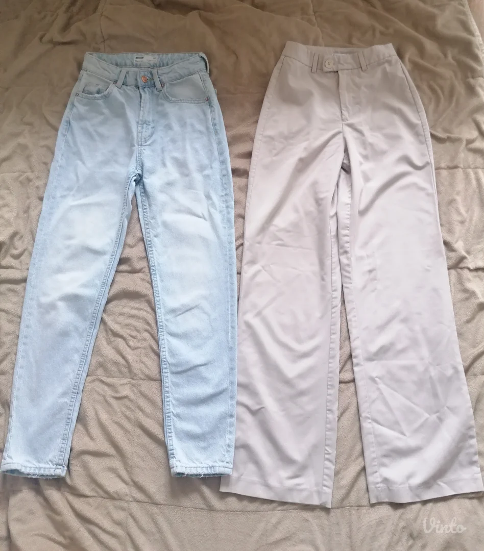 Bershka mom farmerke i stradivarius xxs