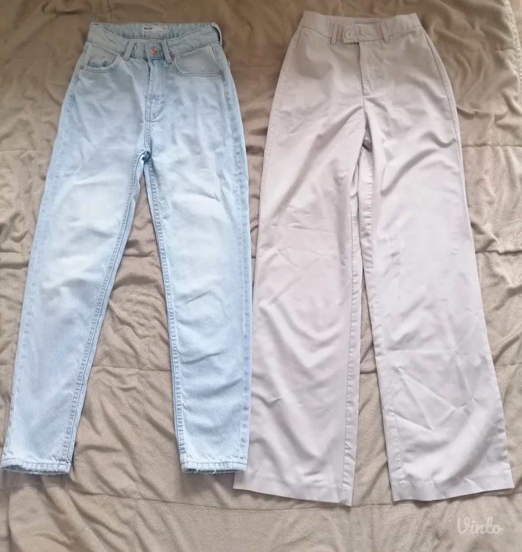 Bershka mom farmerke i stradivarius xxs