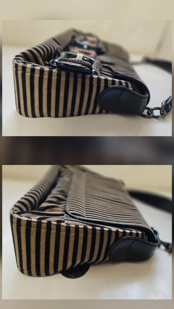 Fendi velvet B Bis torba, original