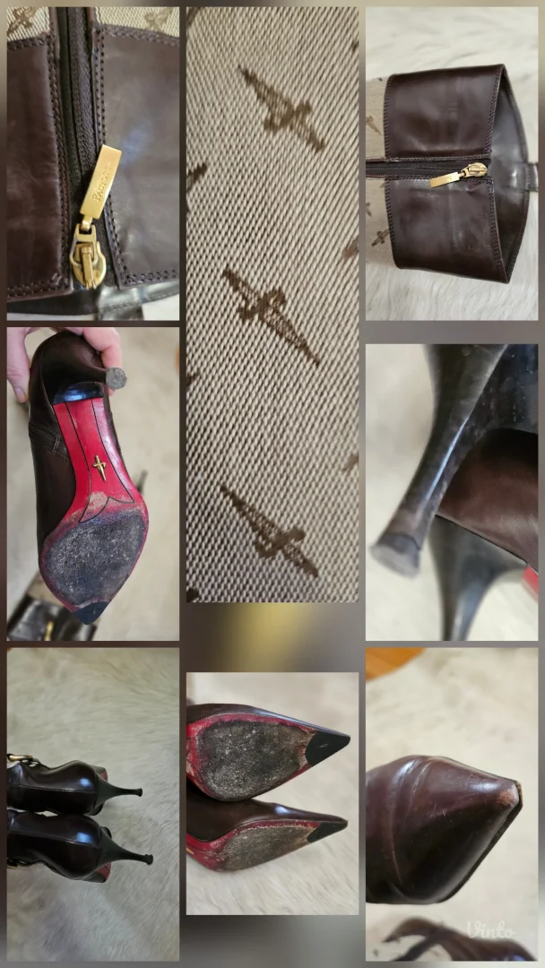 Cesare Paciotti kožne čizme, original