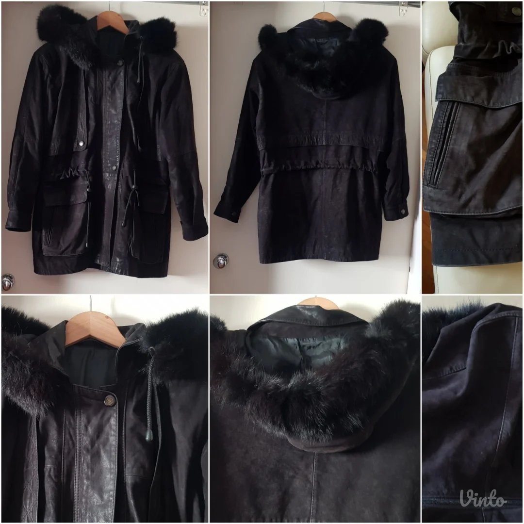 Italijanski kožni monton/ jakna