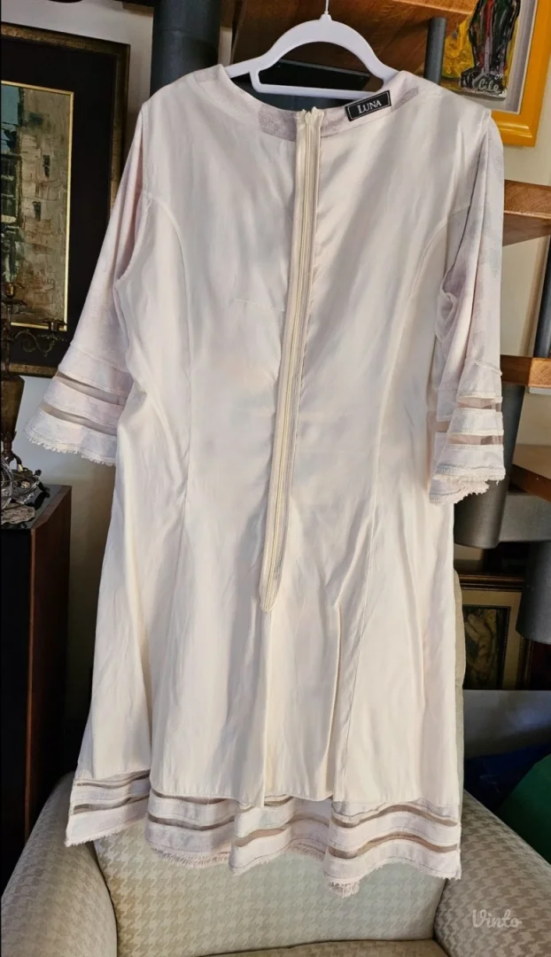 Luna trikotazna nova haljina, floral print