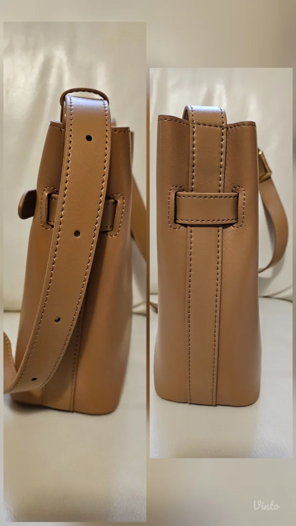 Bucket kožna kamel torba, savršena