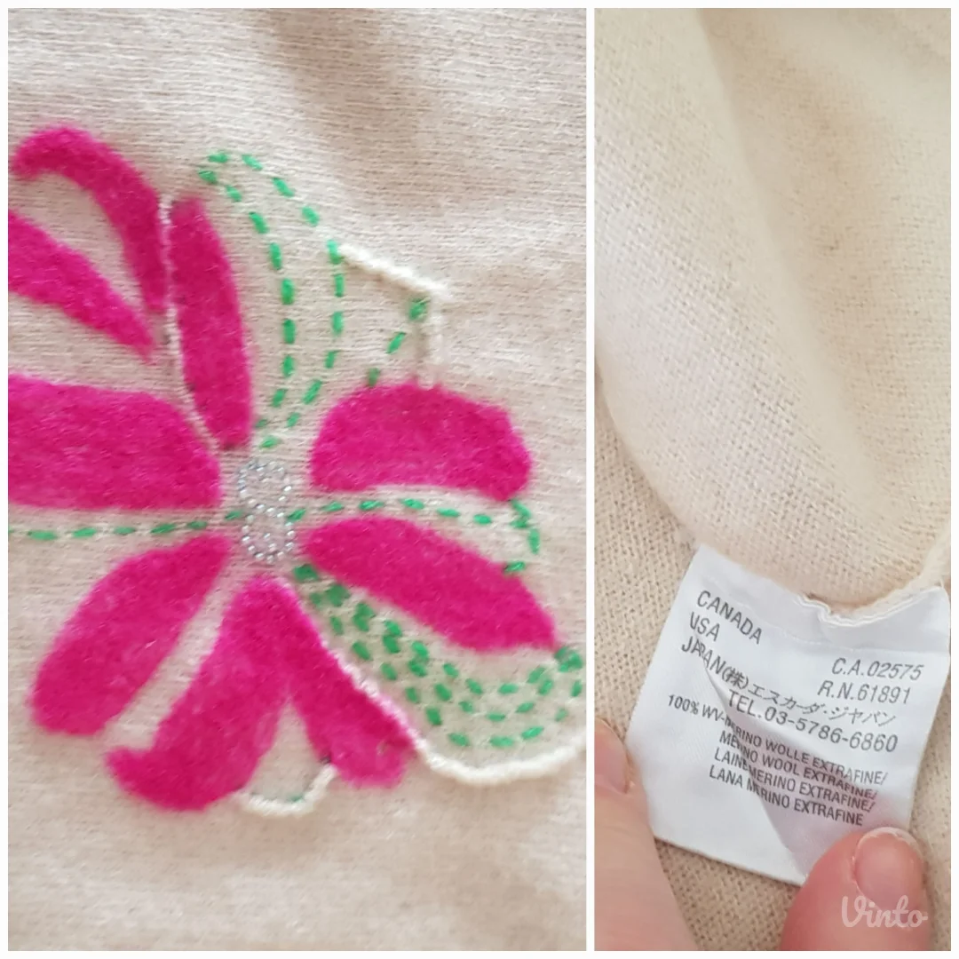 Escada lana vergine nov prsluk, original