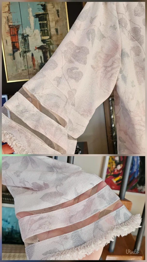 Luna trikotazna nova haljina, floral print