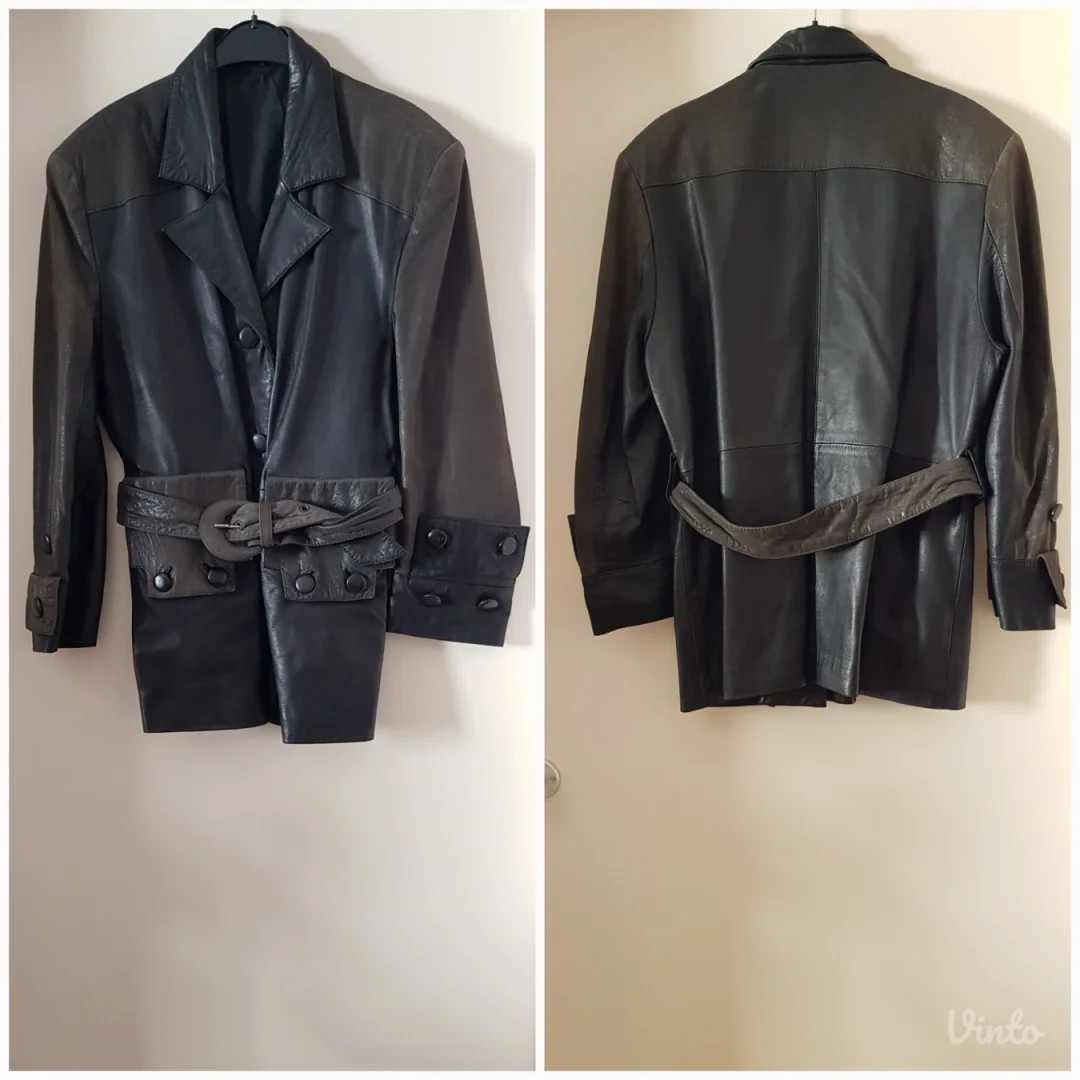 Mona kožna vintage jakna, unikat