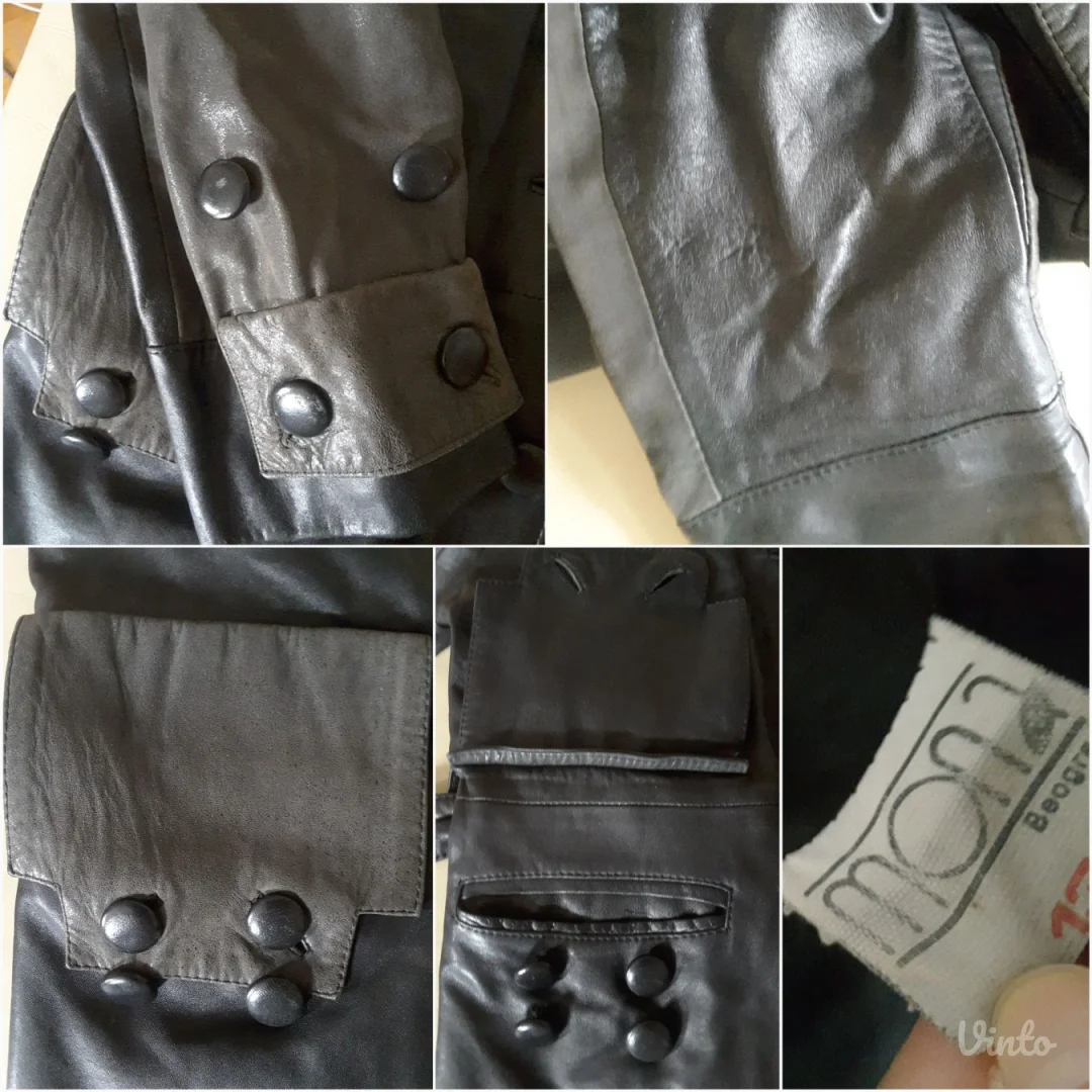 Mona kožna vintage jakna, unikat