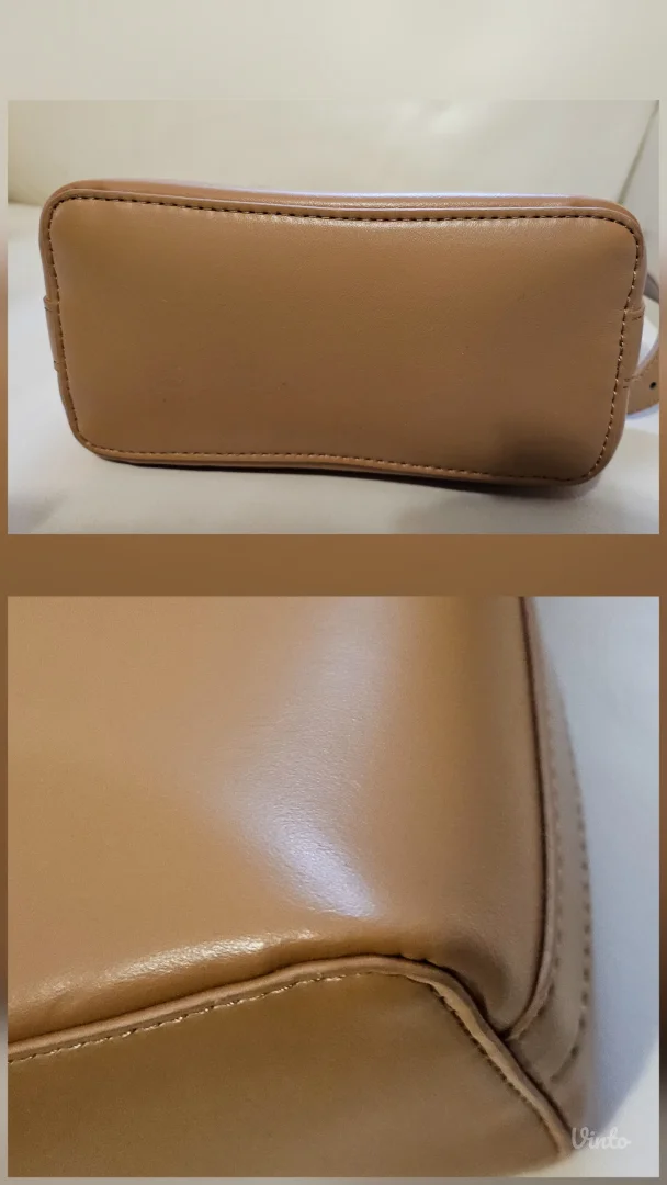 Bucket kožna kamel torba, savršena