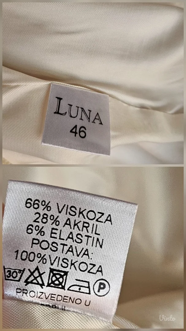 Luna trikotazna nova haljina, floral print