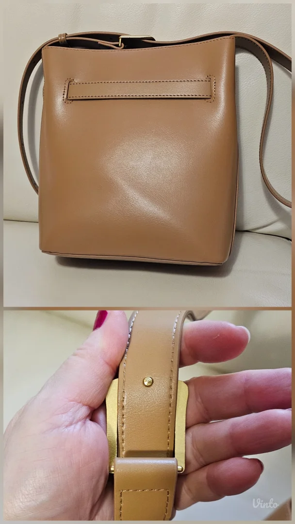 Bucket kožna kamel torba, savršena