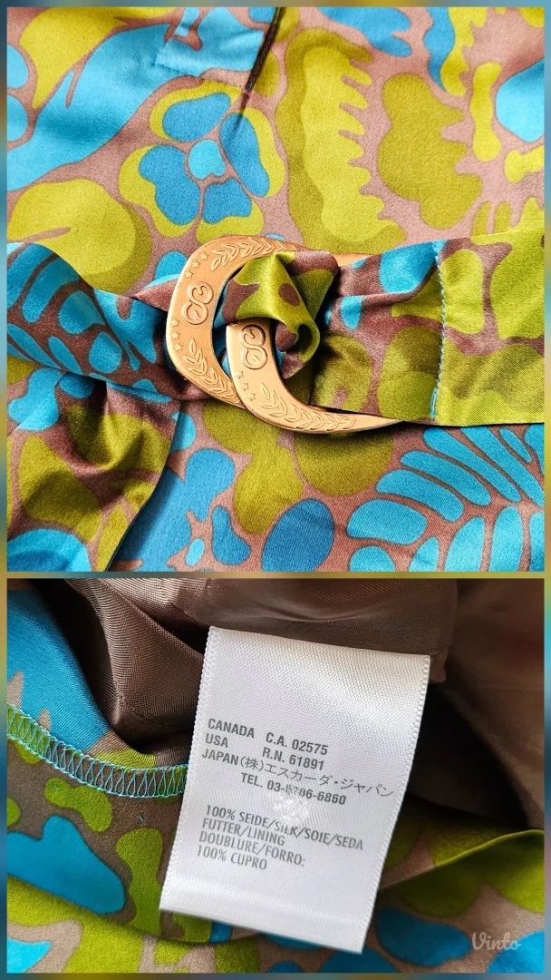 Escada svilena nova prelepa haljina, original