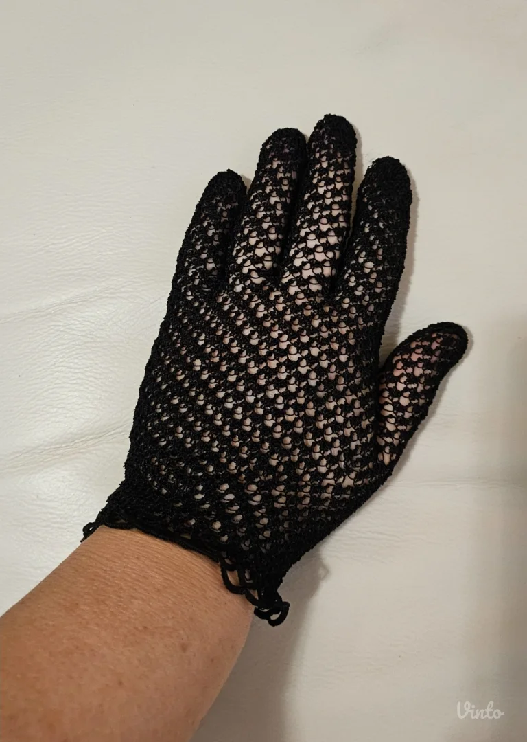 Crochet vintage pamučne rukavice